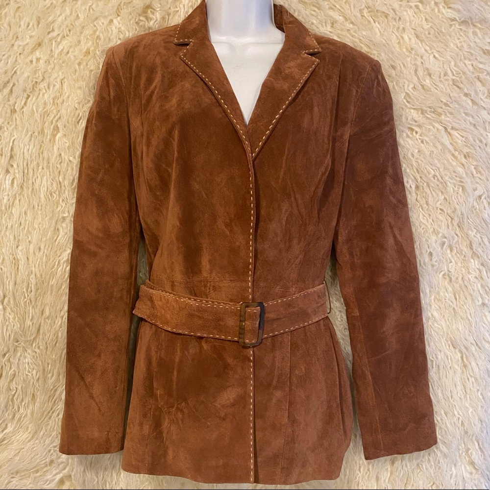 Alfani Genuine Leather Jacket